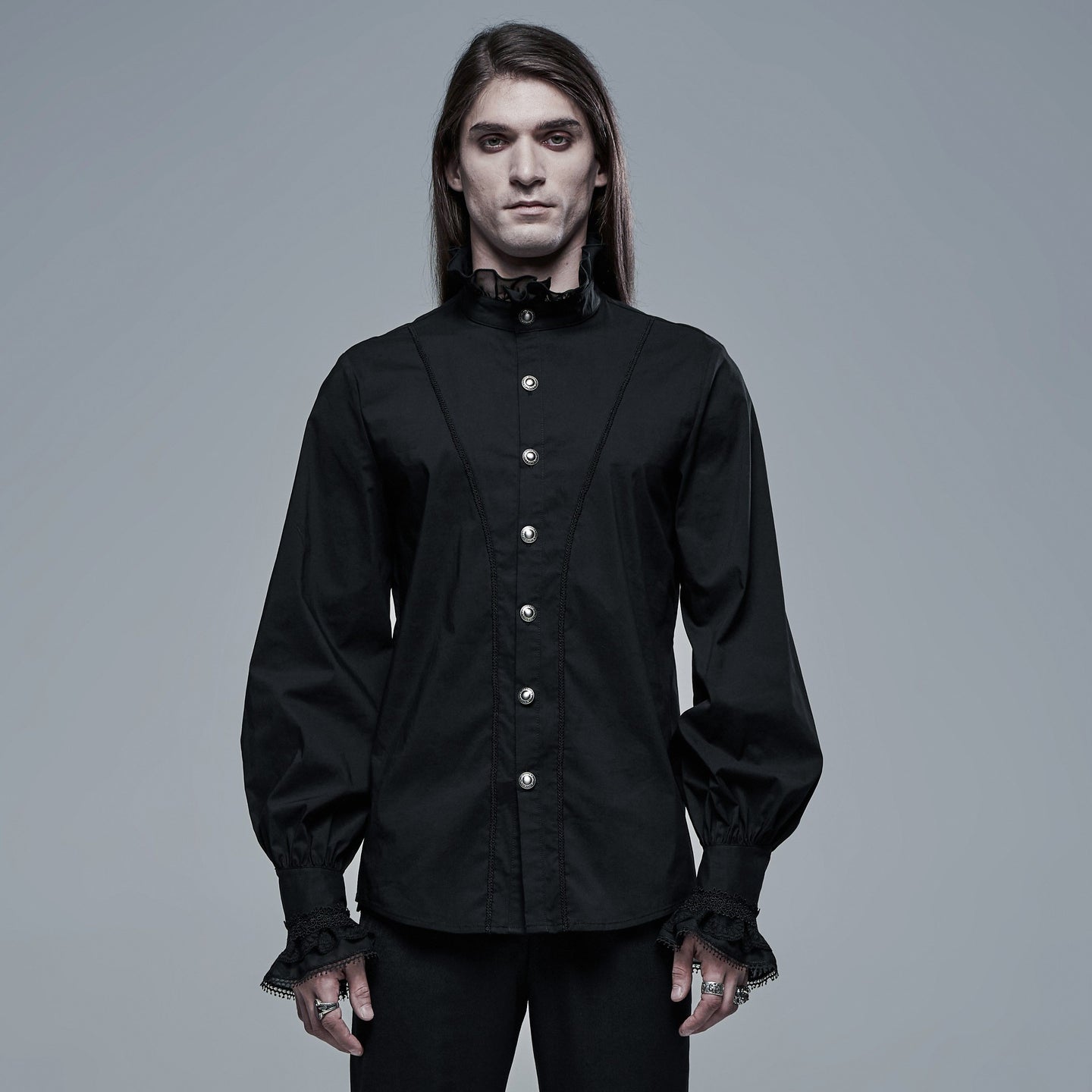 Punk Rave Martyr Shirt Zwart