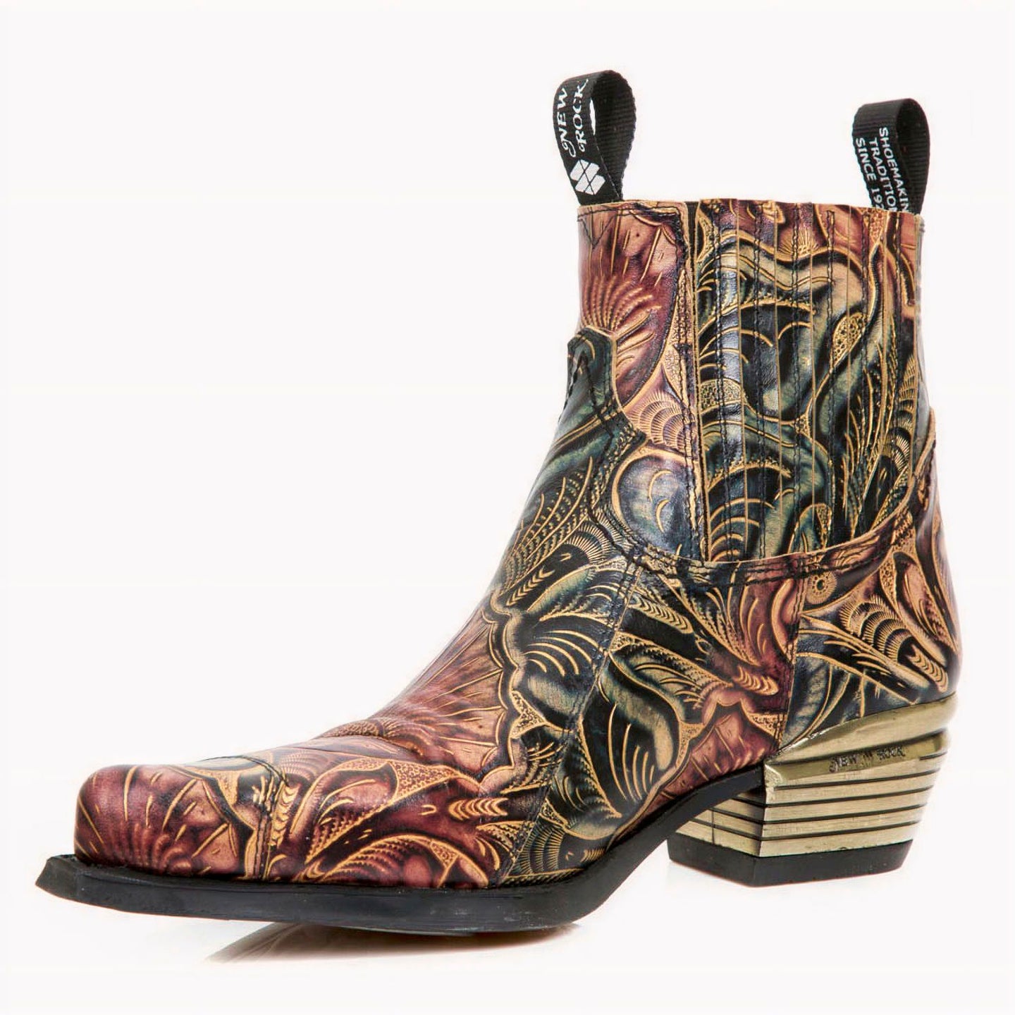 New Rock Enkellaarzen M.7953PT-S37