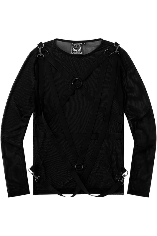 Killstar Elysium Fishnet Top