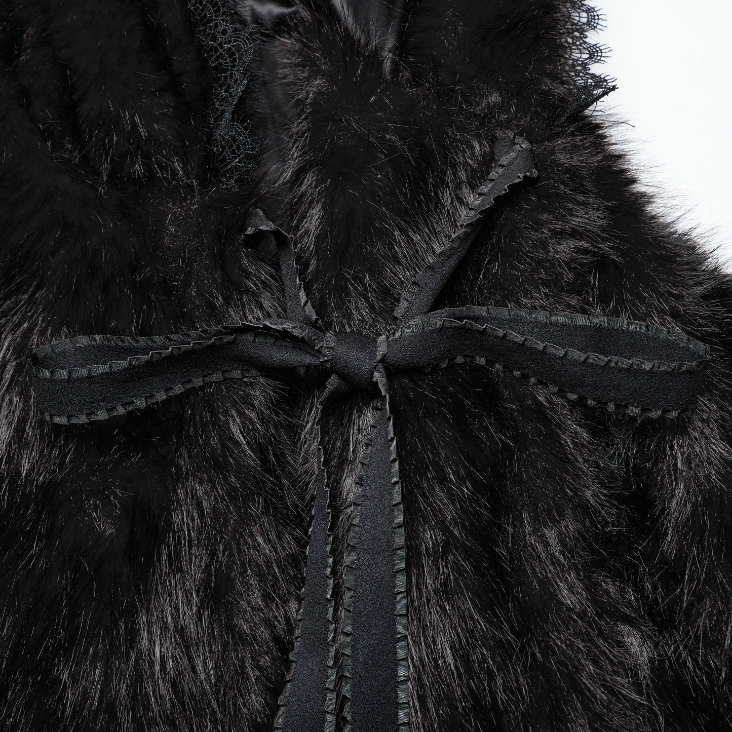Outsider Cape - Mantel Zwart