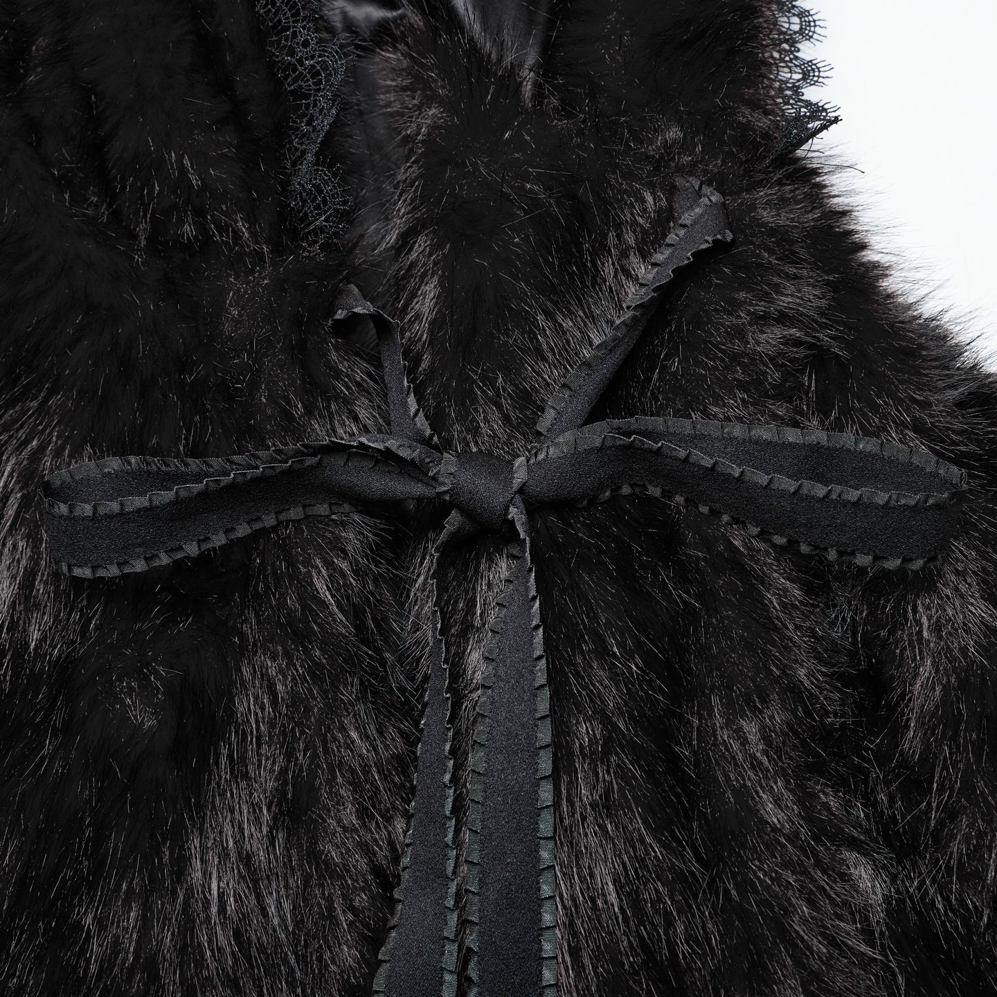 Outsider Cape - Mantel Zwart