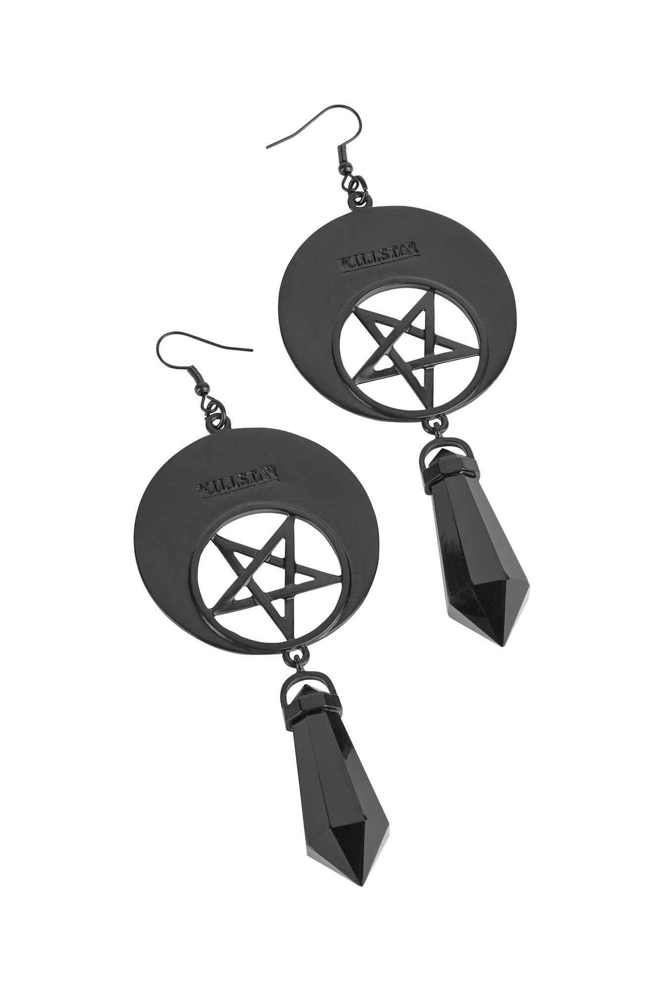 Killstar Crescent Charm Oorbellen