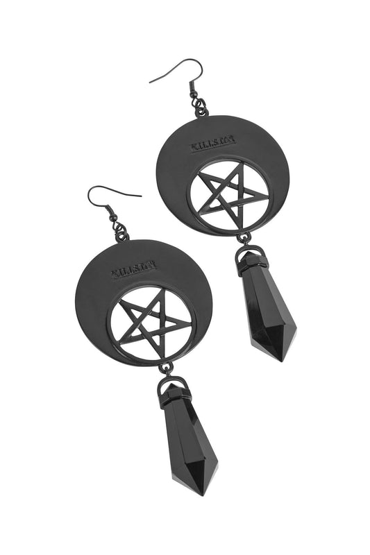 Killstar Crescent Charm Oorbellen
