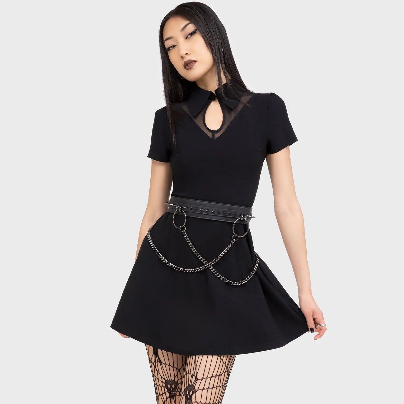 Kihilist Wept Inside Mini Jurk