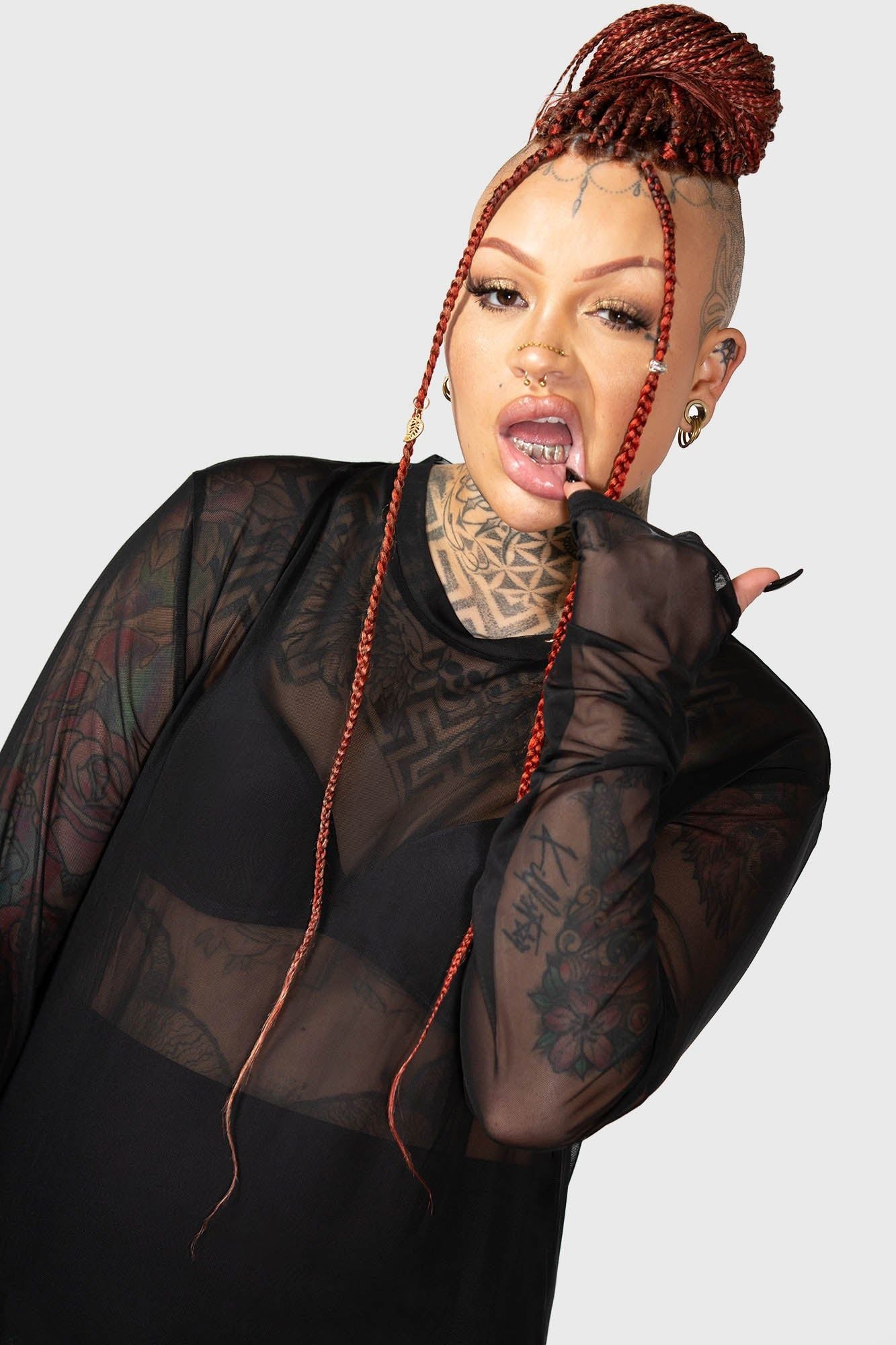 Killstar Malik's Malice Mesh Top