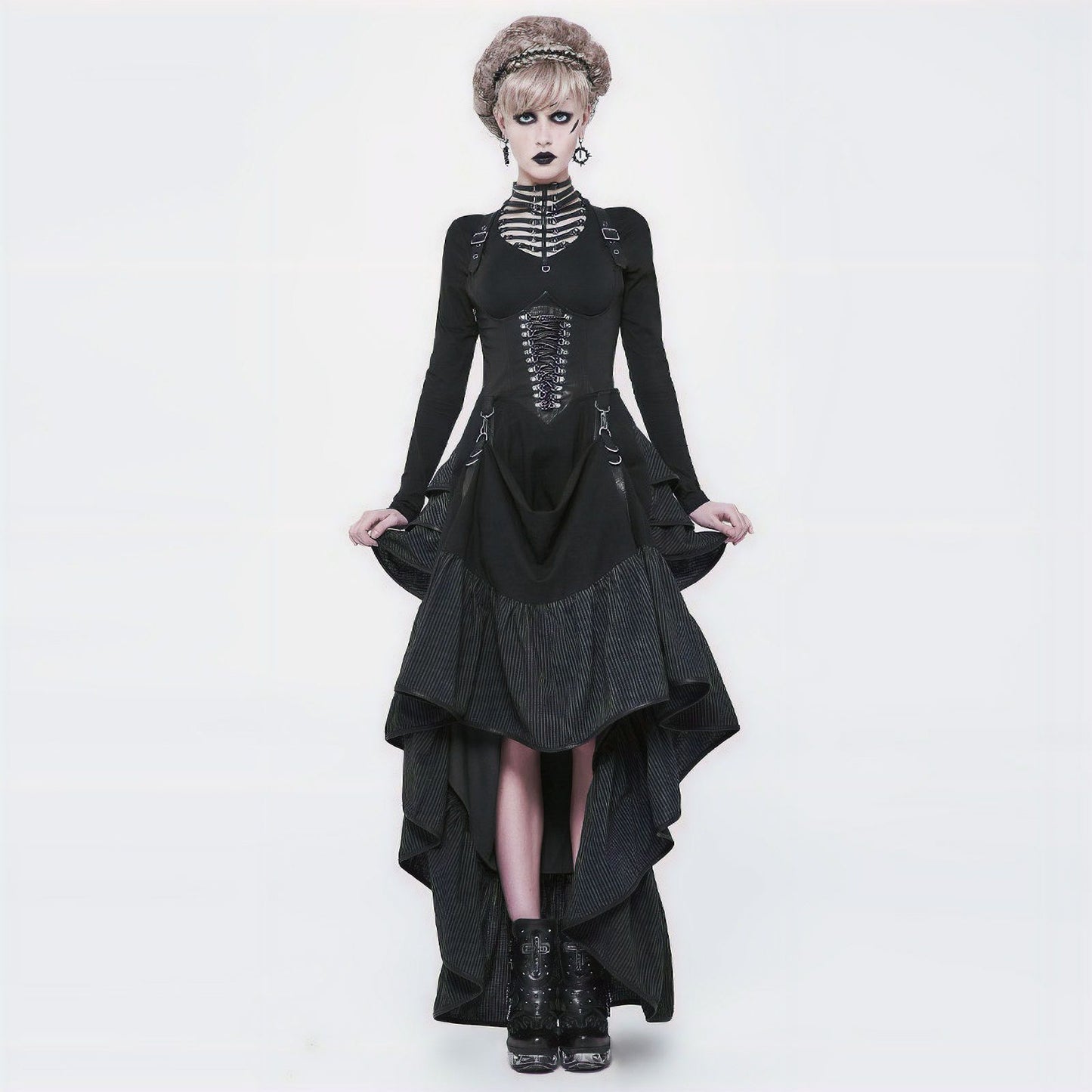 Beating Heart Underbust Jurk - Rok
