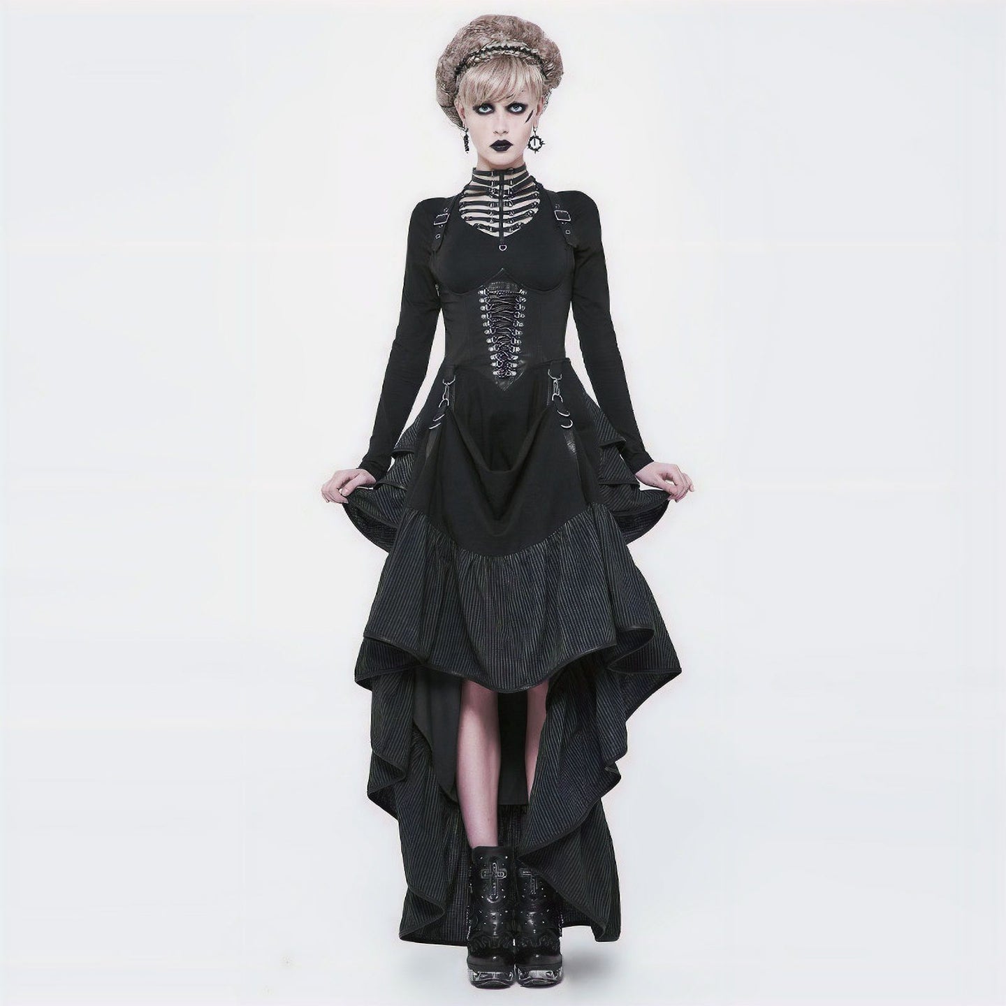 Beating Heart Underbust Jurk - Rok