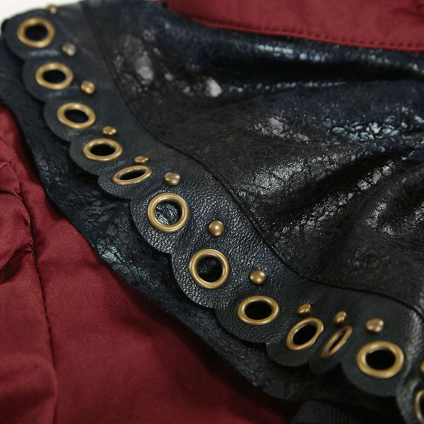 Punk Rave Celestial Shirt Donkerrood