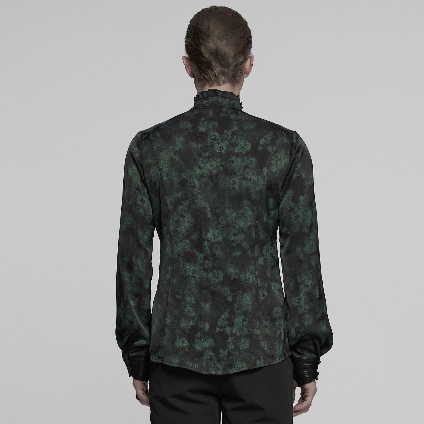 Punk Rave On My Way Shirt Zwart - Groen