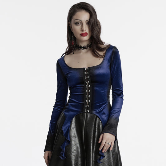 Expect Top Blauw - Zwart