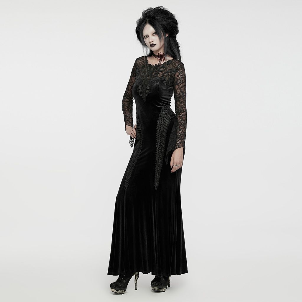 Drifting Away Maxi Jurk Zwart