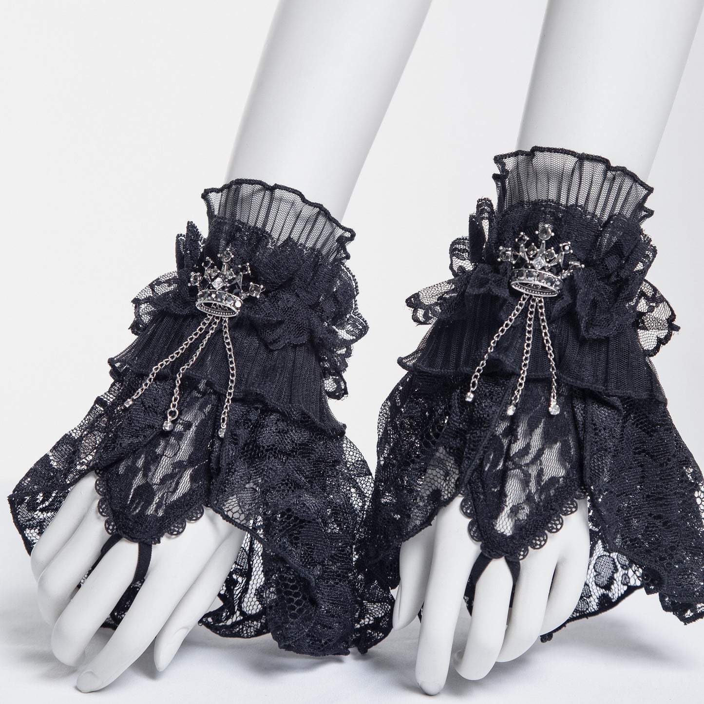 Crown Cuffs - Handschoenen Zwart
