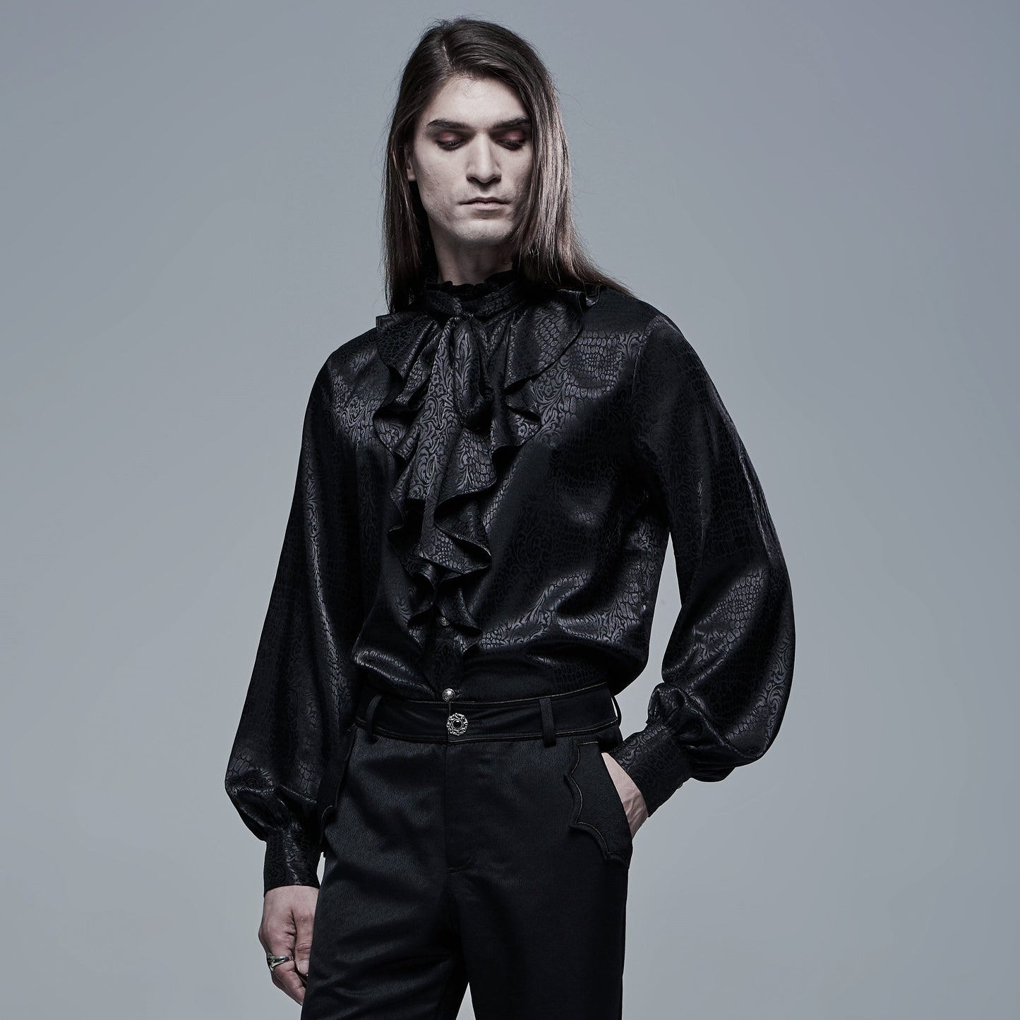 Footsteps Shirt Zwart