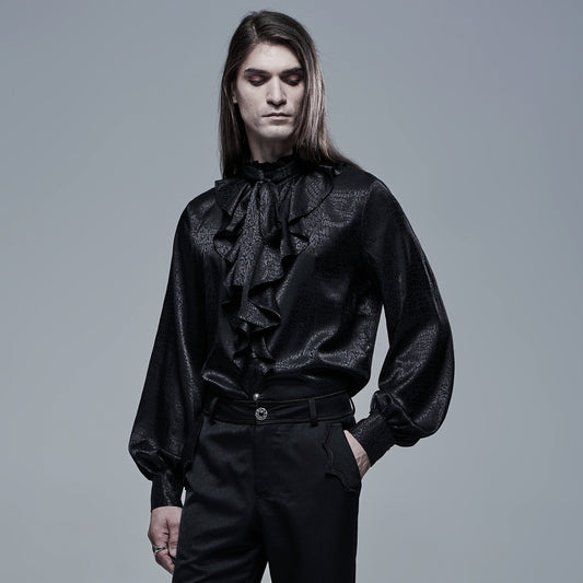 Footsteps Shirt Zwart