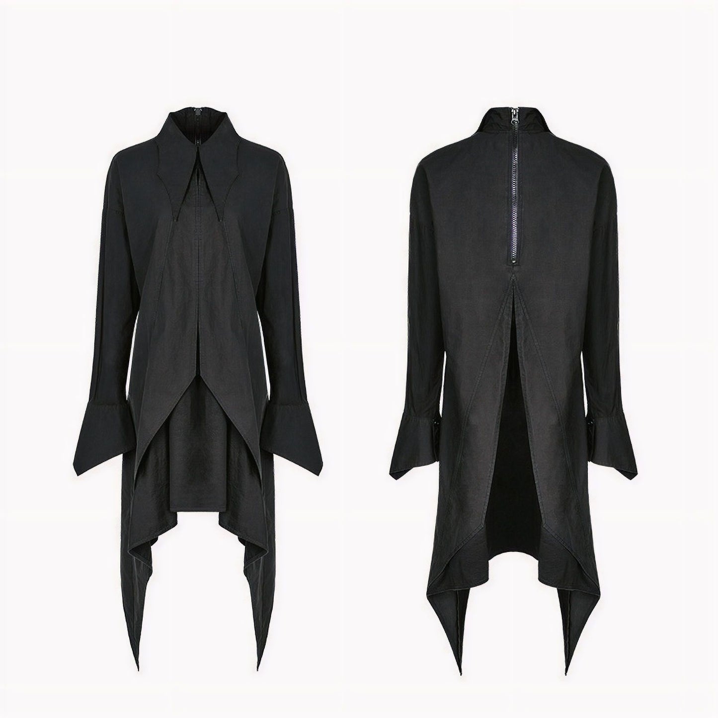 Punk Rave Black Shadows Shirt - Tunic
