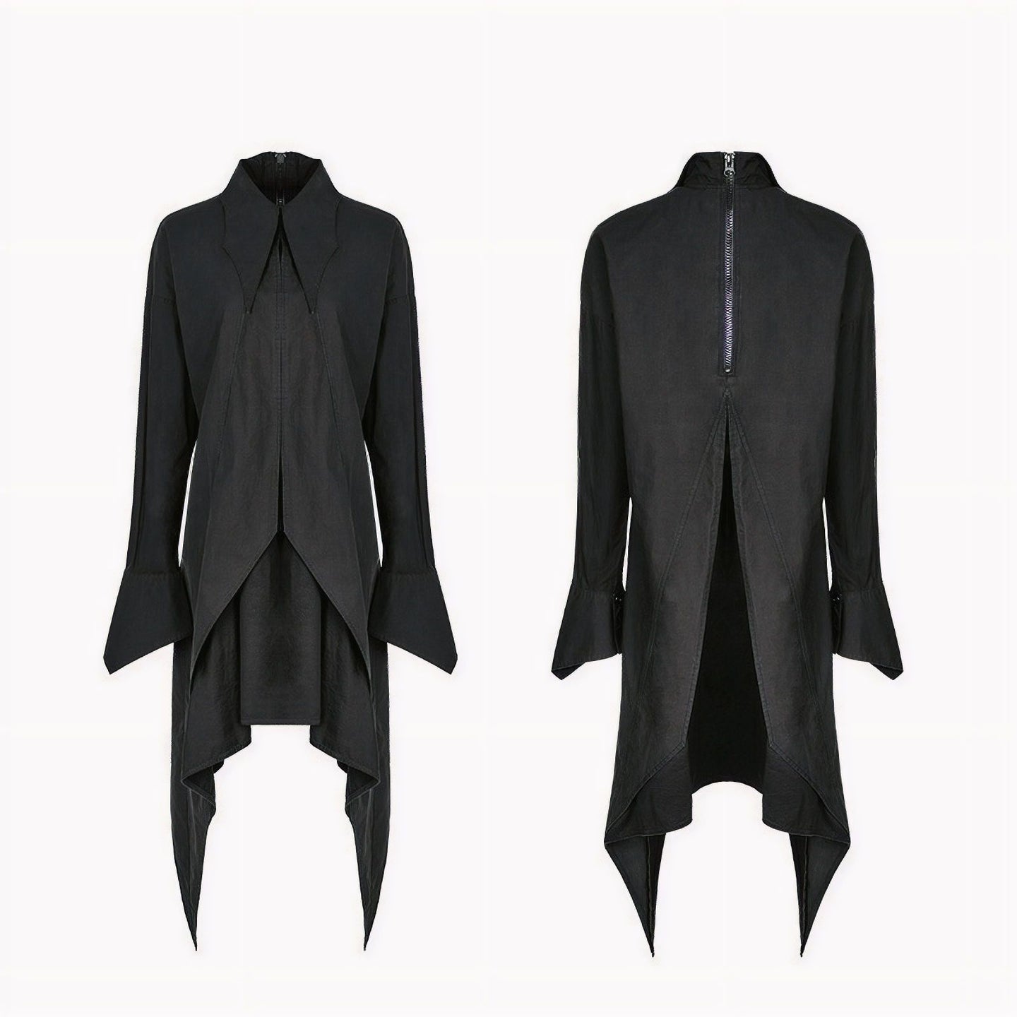 Punk Rave Black Shadows Shirt - Tunic