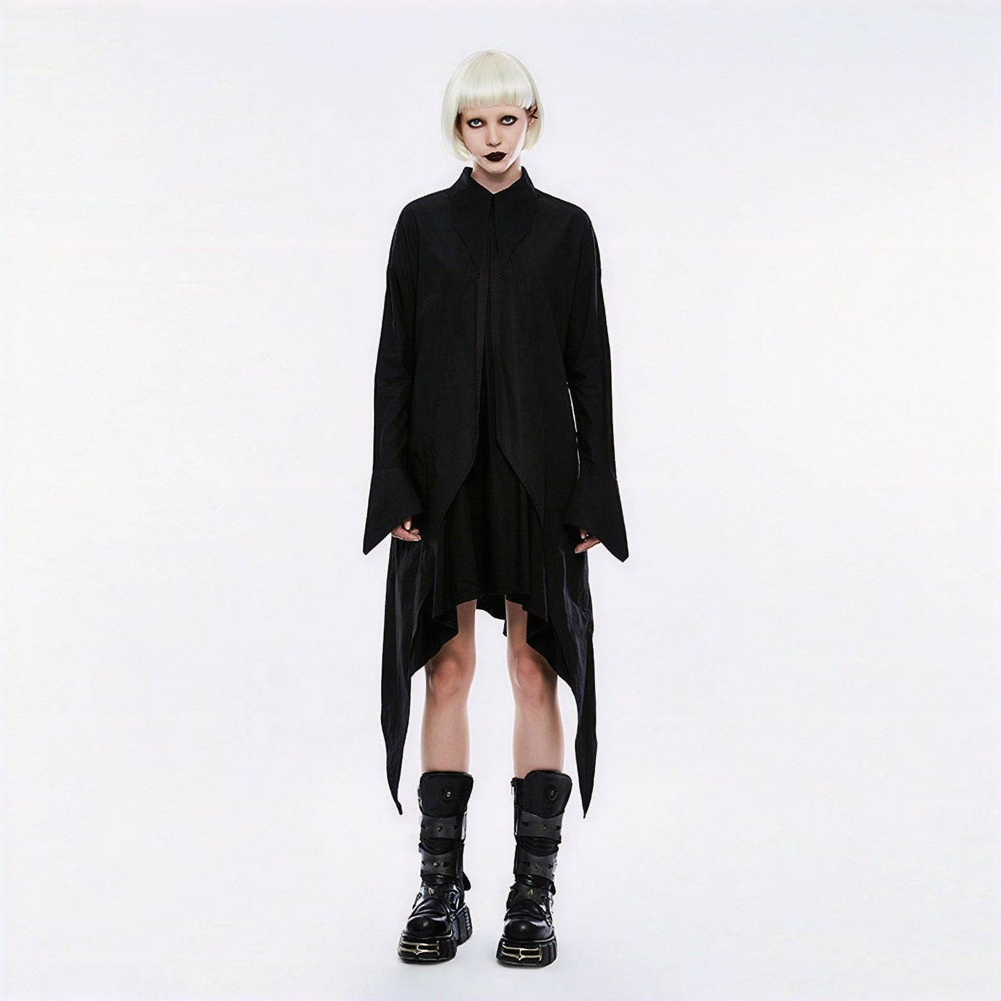 Punk Rave Black Shadows Shirt - Tunic