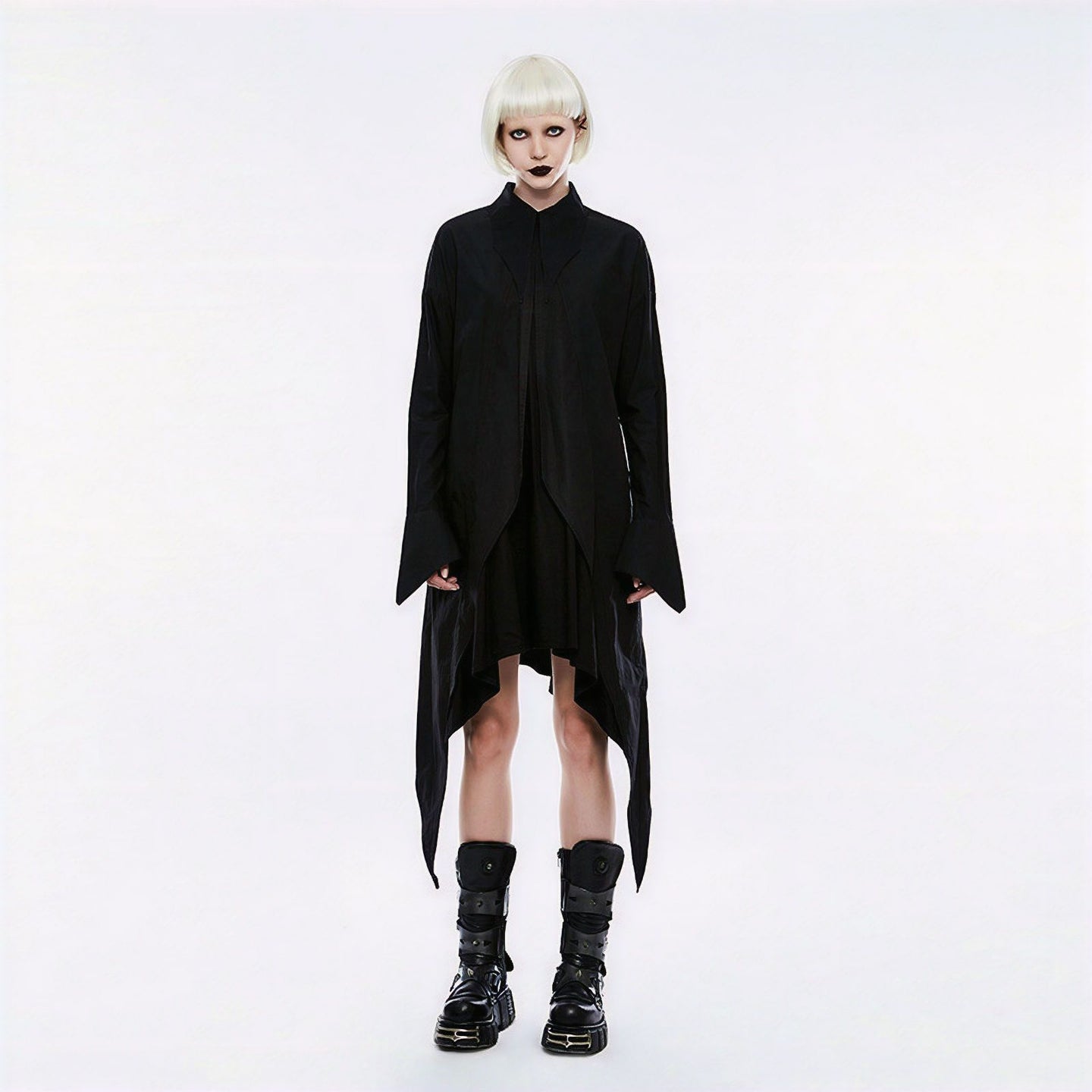 Punk Rave Black Shadows Shirt - Tunic