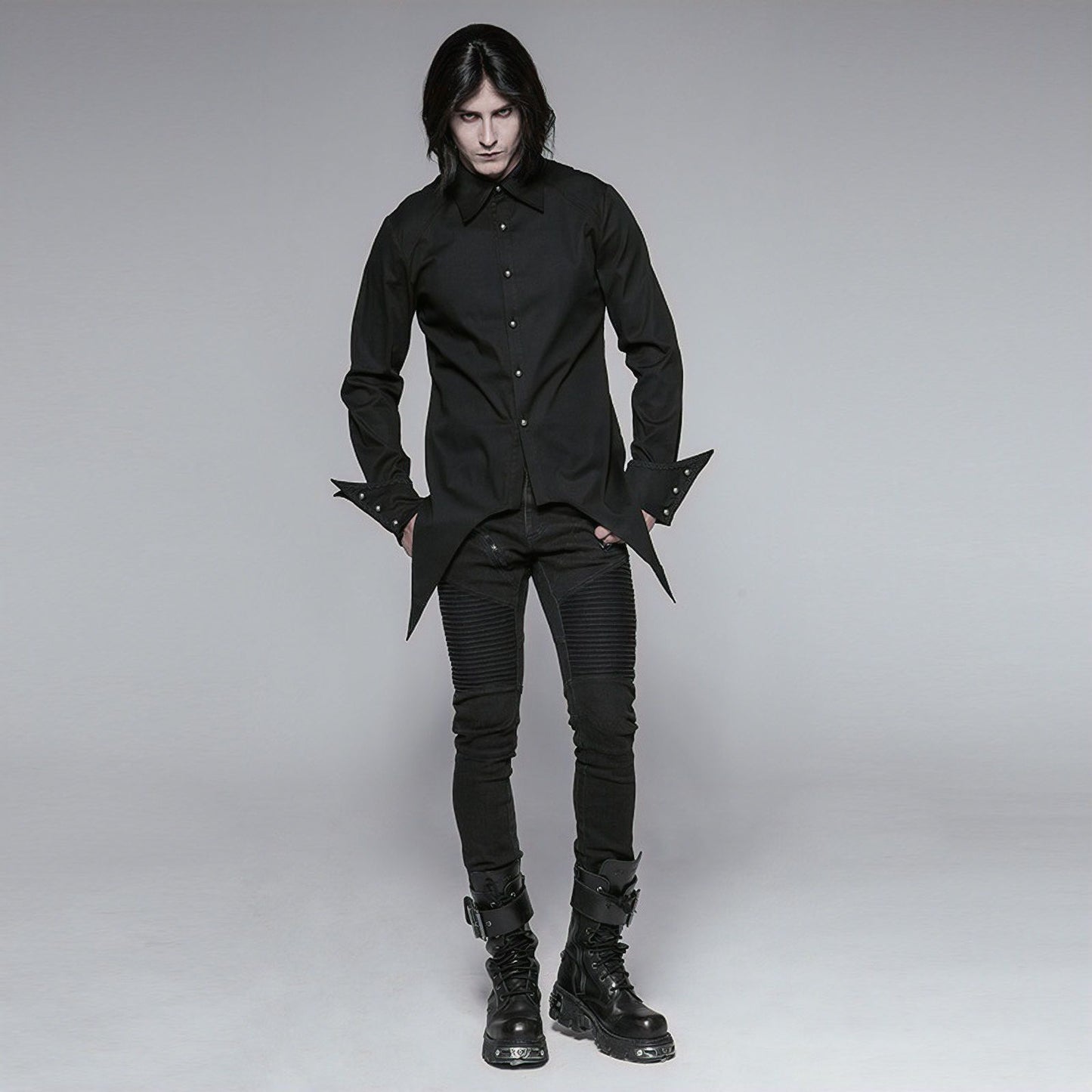 Punk Rave Realm Herenshirt Zwart