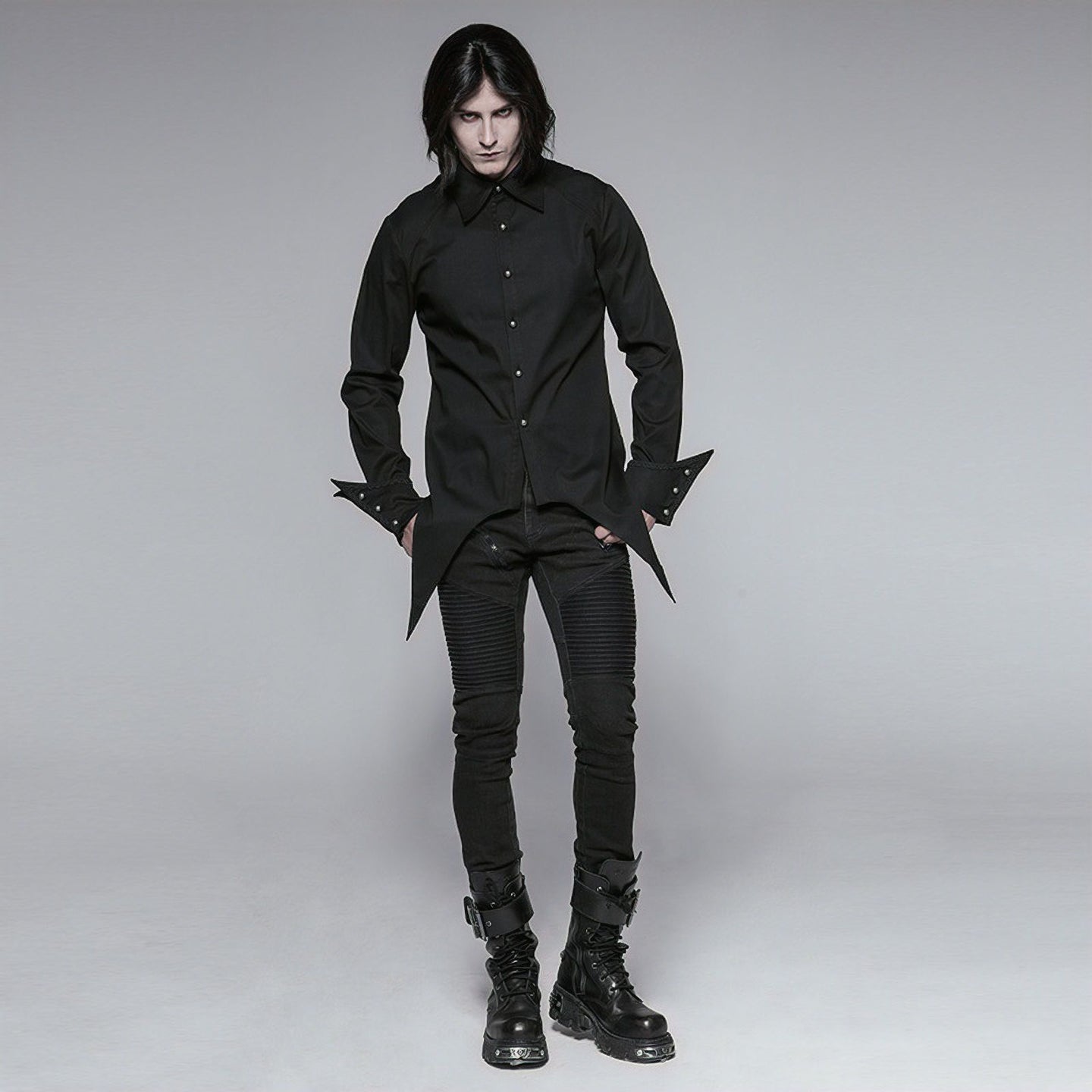 Punk Rave Realm Herenshirt Zwart