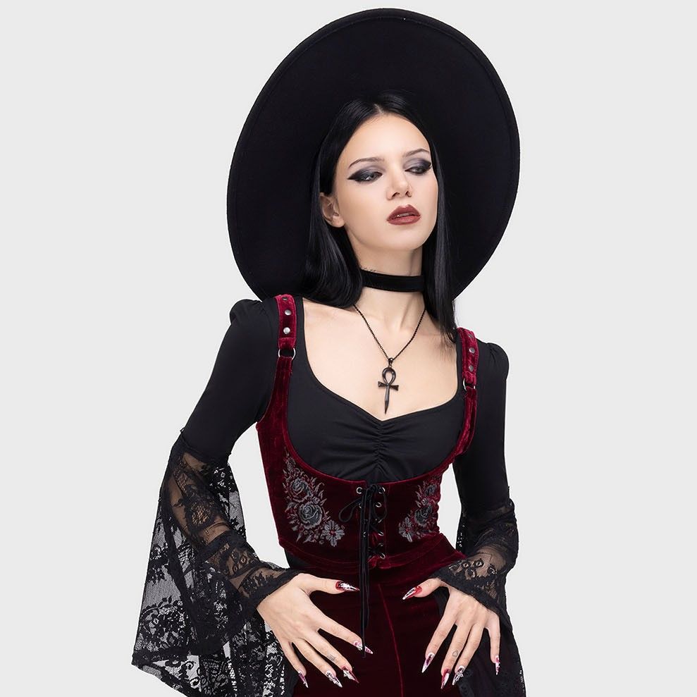 A Devil's Rose Underbust Corset Top