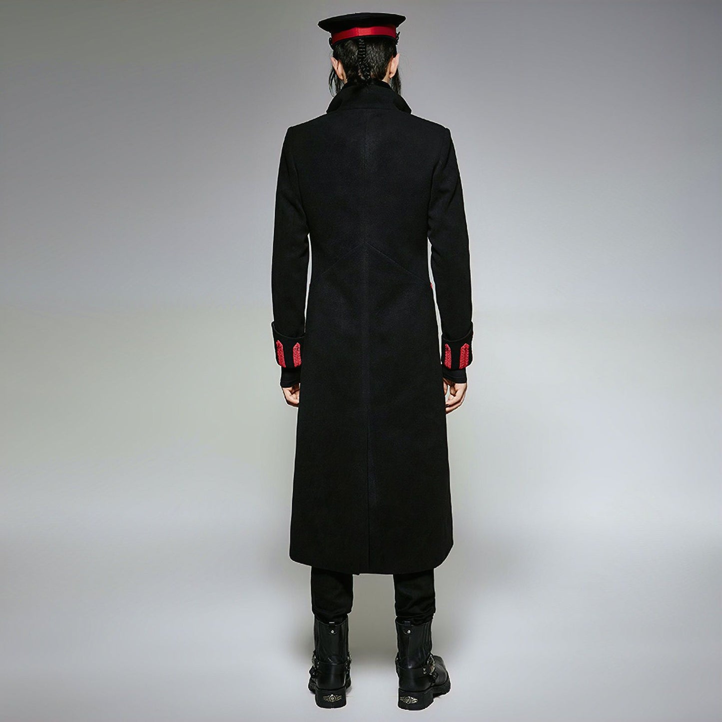 Mercenary Coat Black/Red