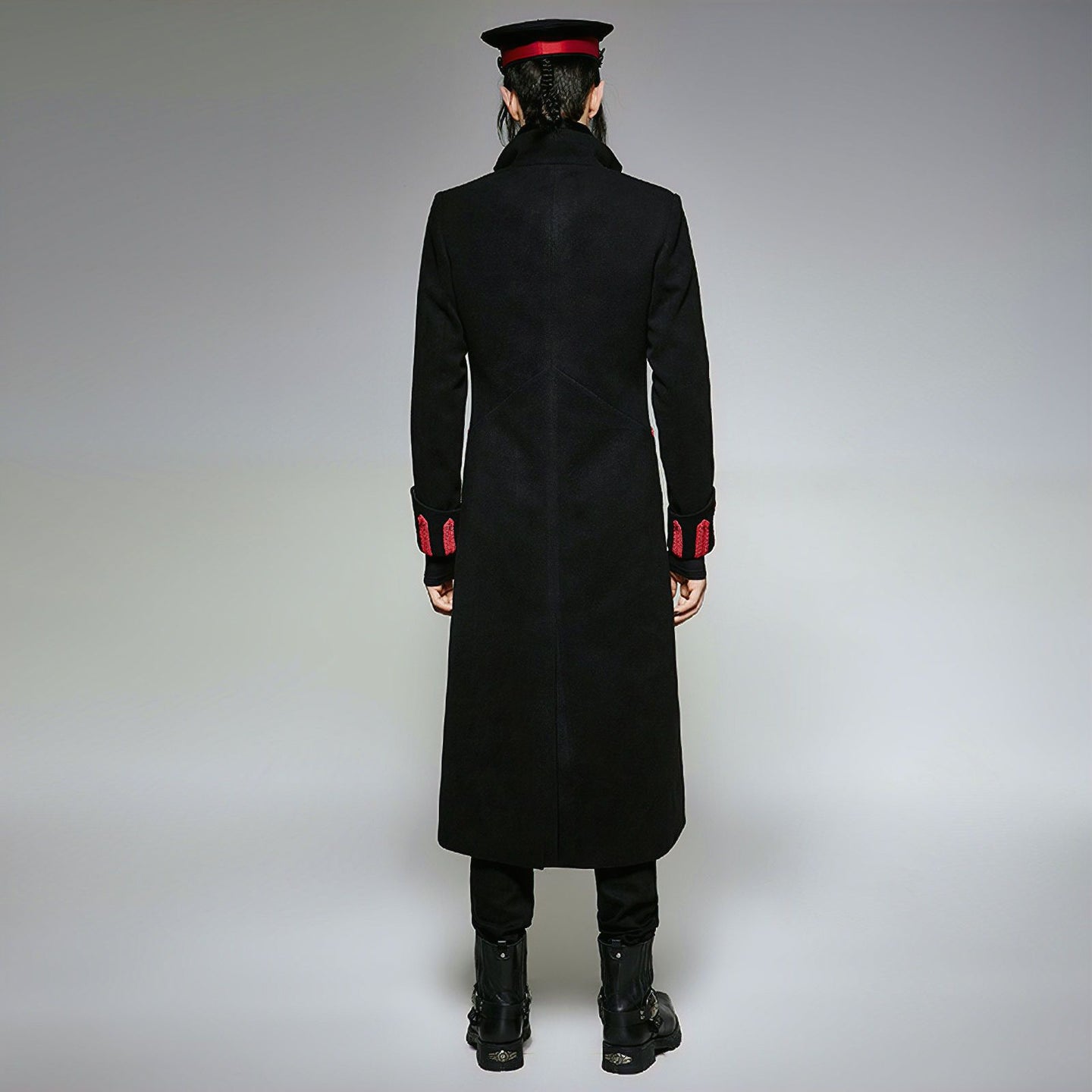 Mercenary Coat Black/Red