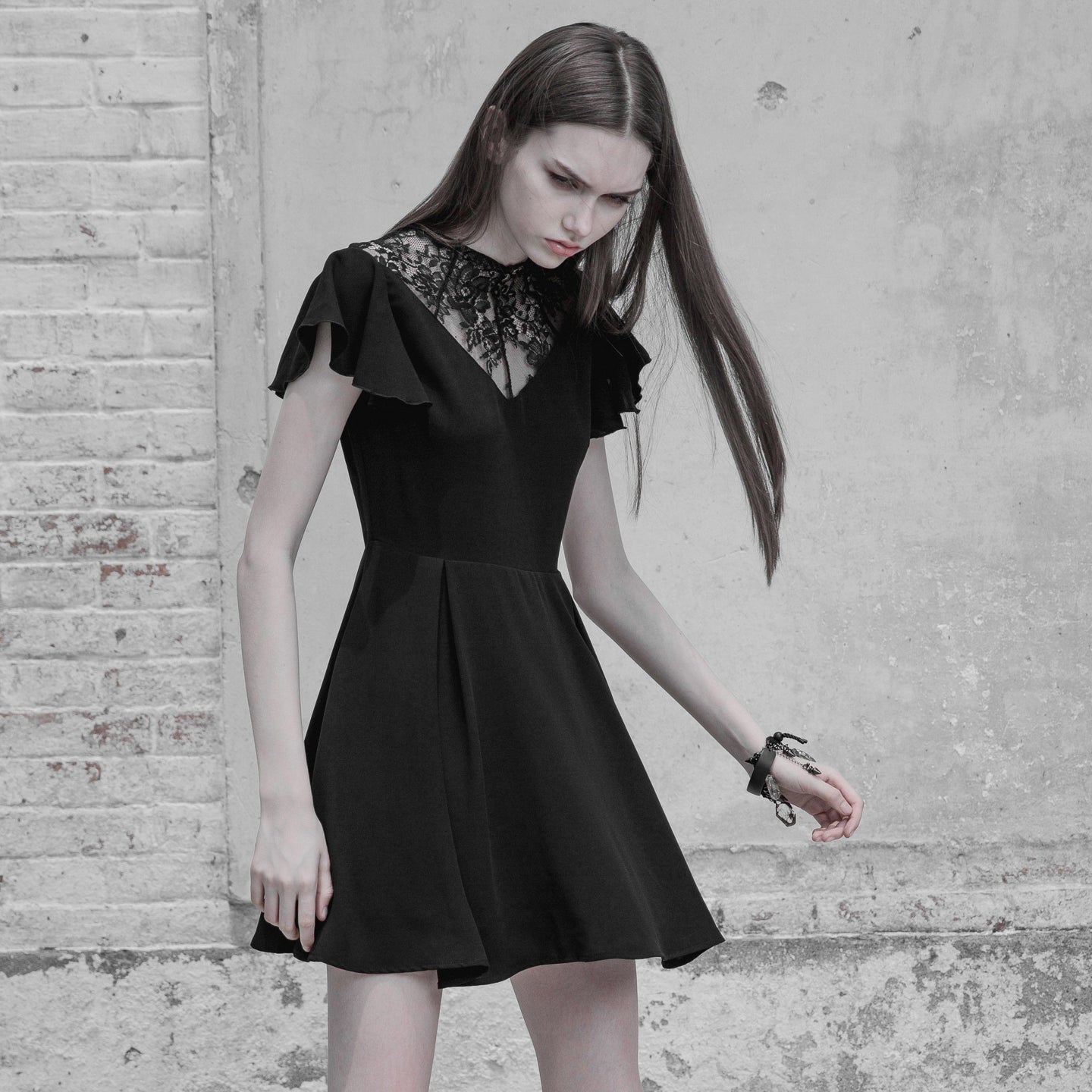 Fantasize Jurk Zwart