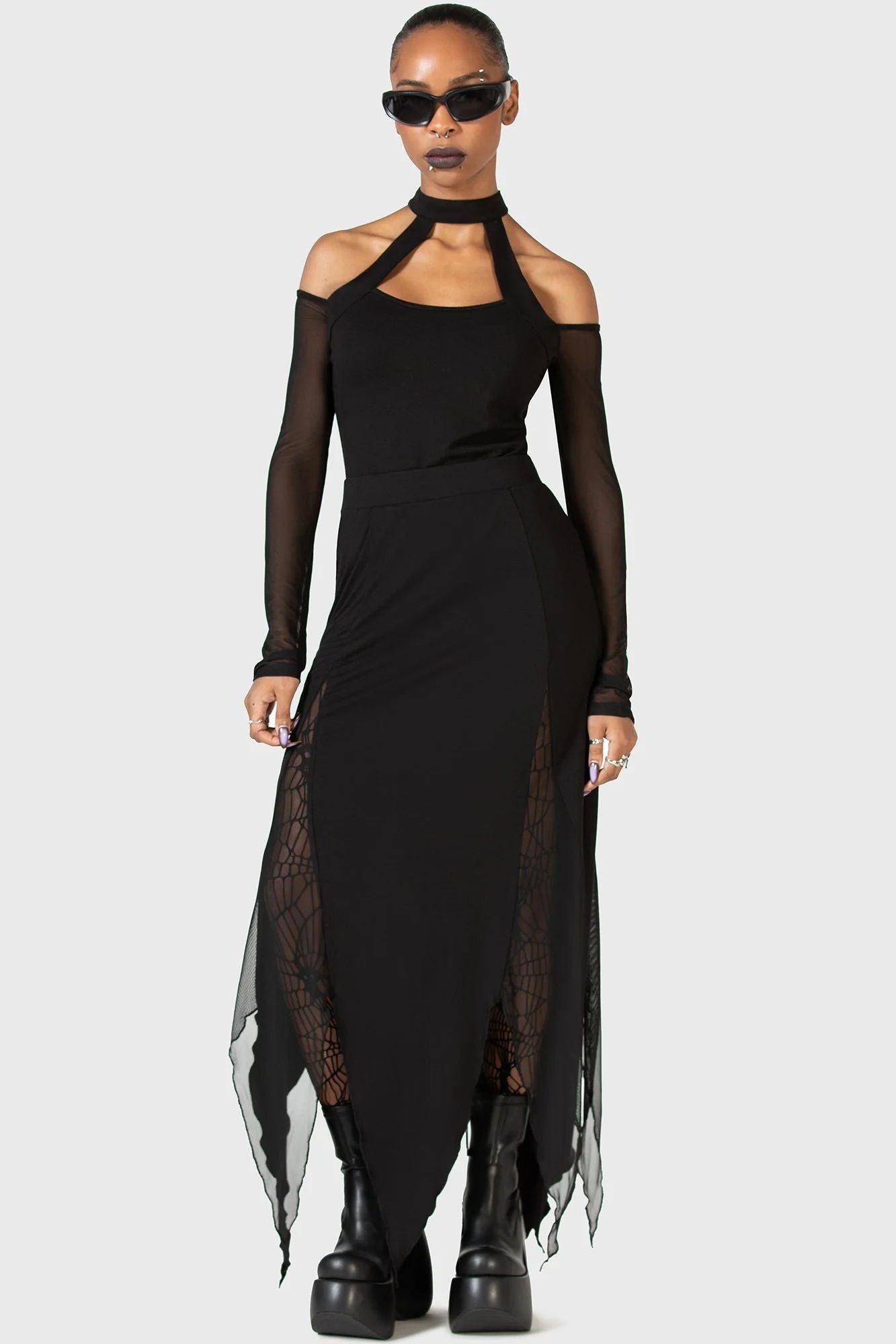 The Grimmer The Better Midi Rok
