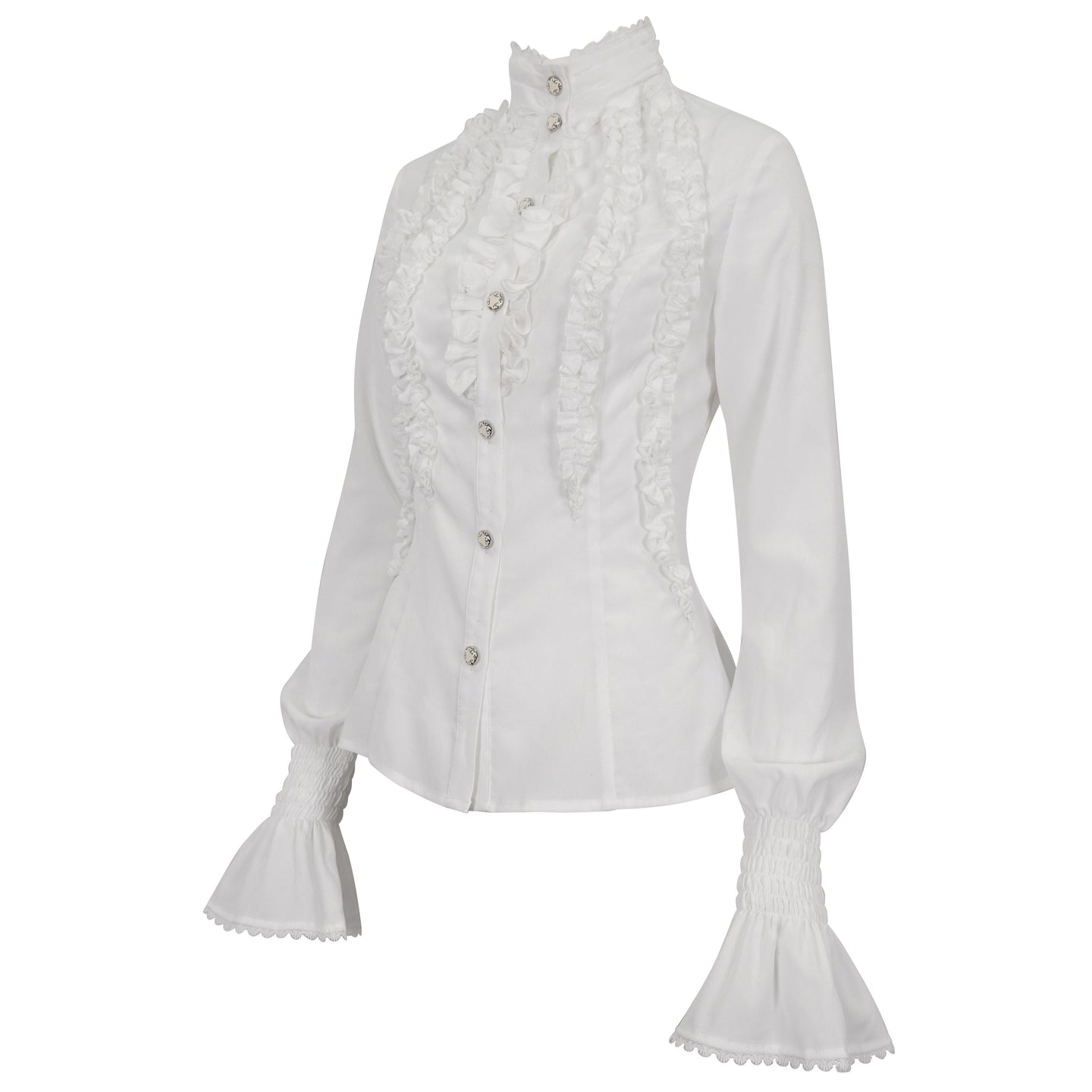 Devil Fashion Bluff Blouse Wit
