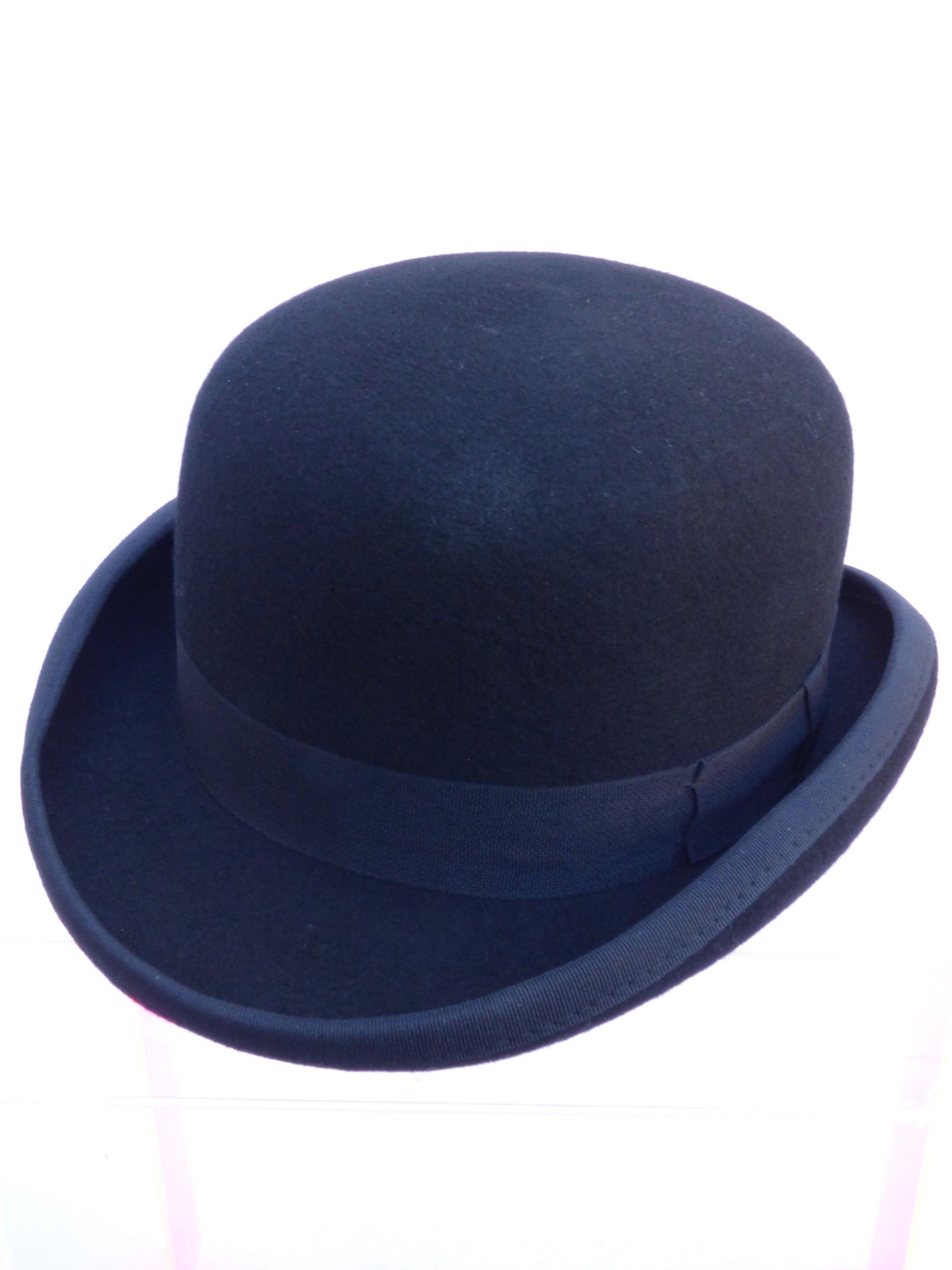 Classic Bowler Hat Wool Felt Black