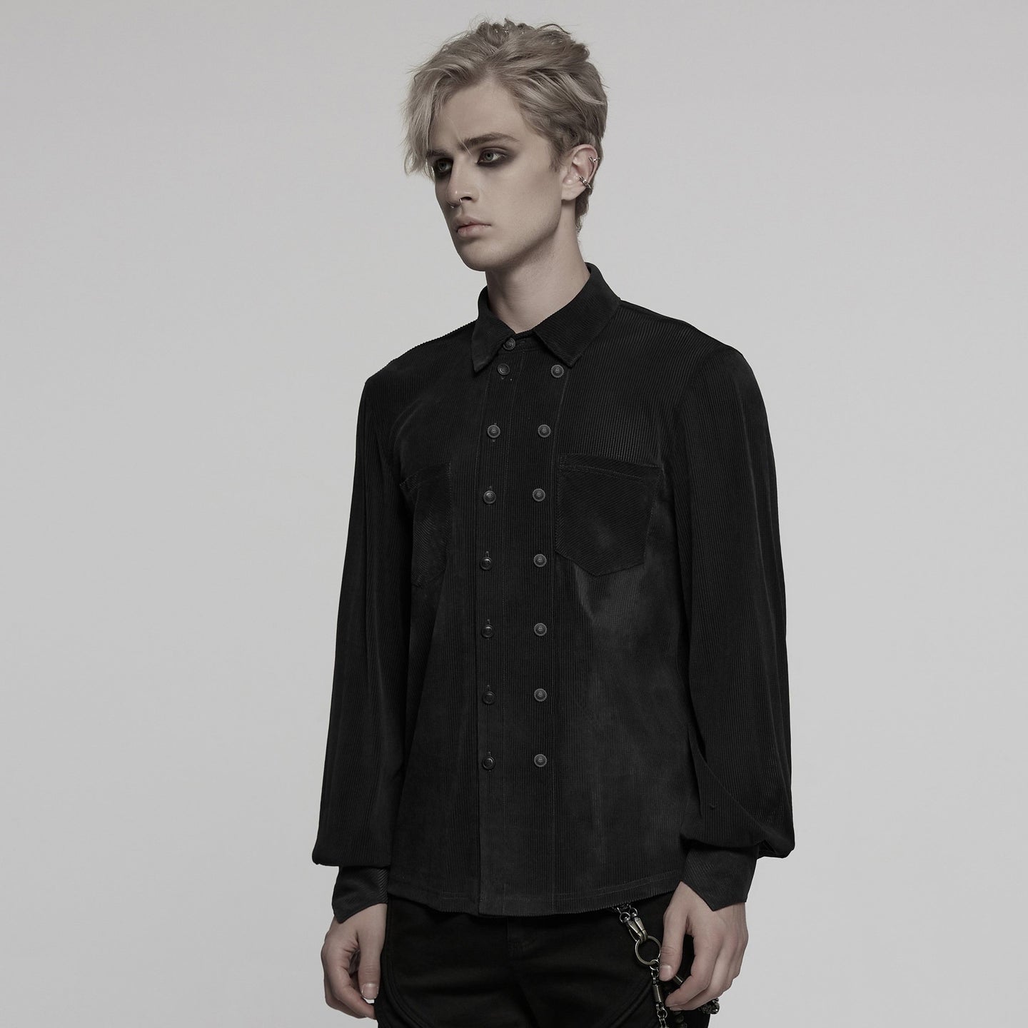 Punk Rave Conversations Shirt Zwart