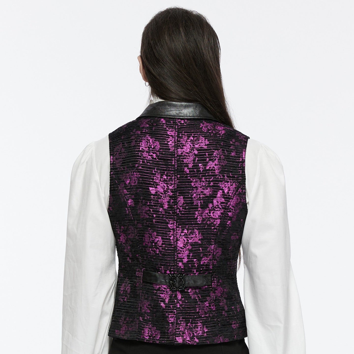 Free Me Gilet Paars - Zwart