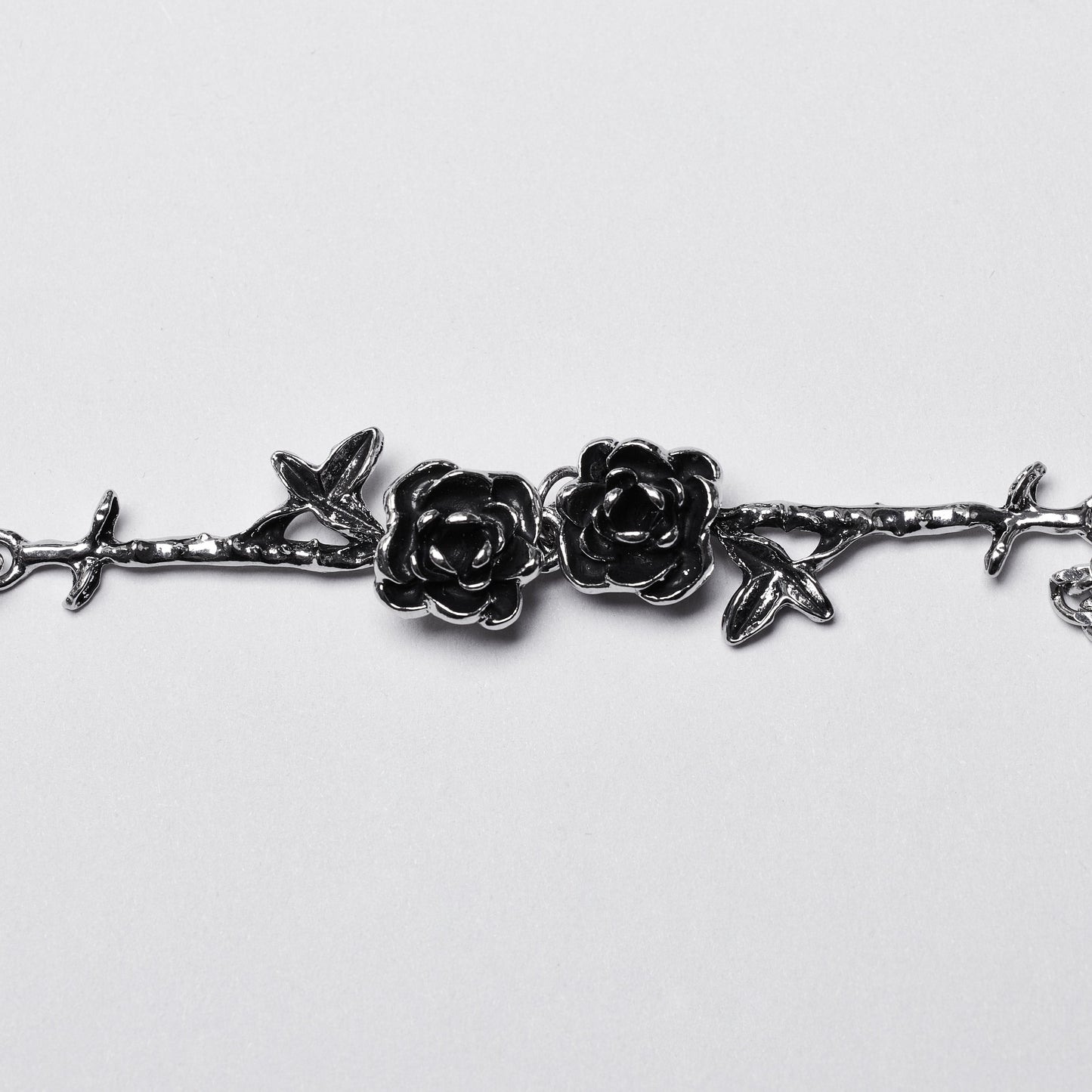Silver Roses Chain Harness