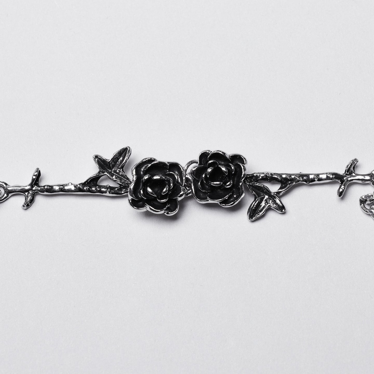 Silver Roses Chain Harness