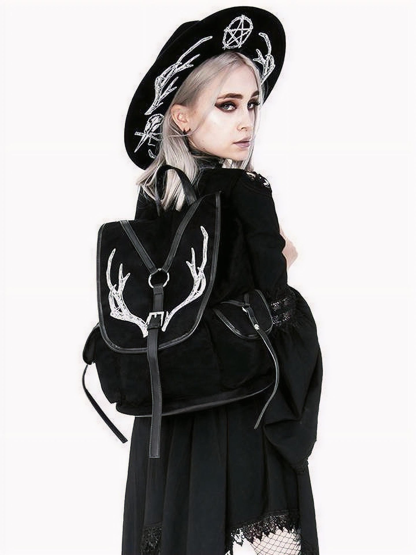 Black Antlers Backpack