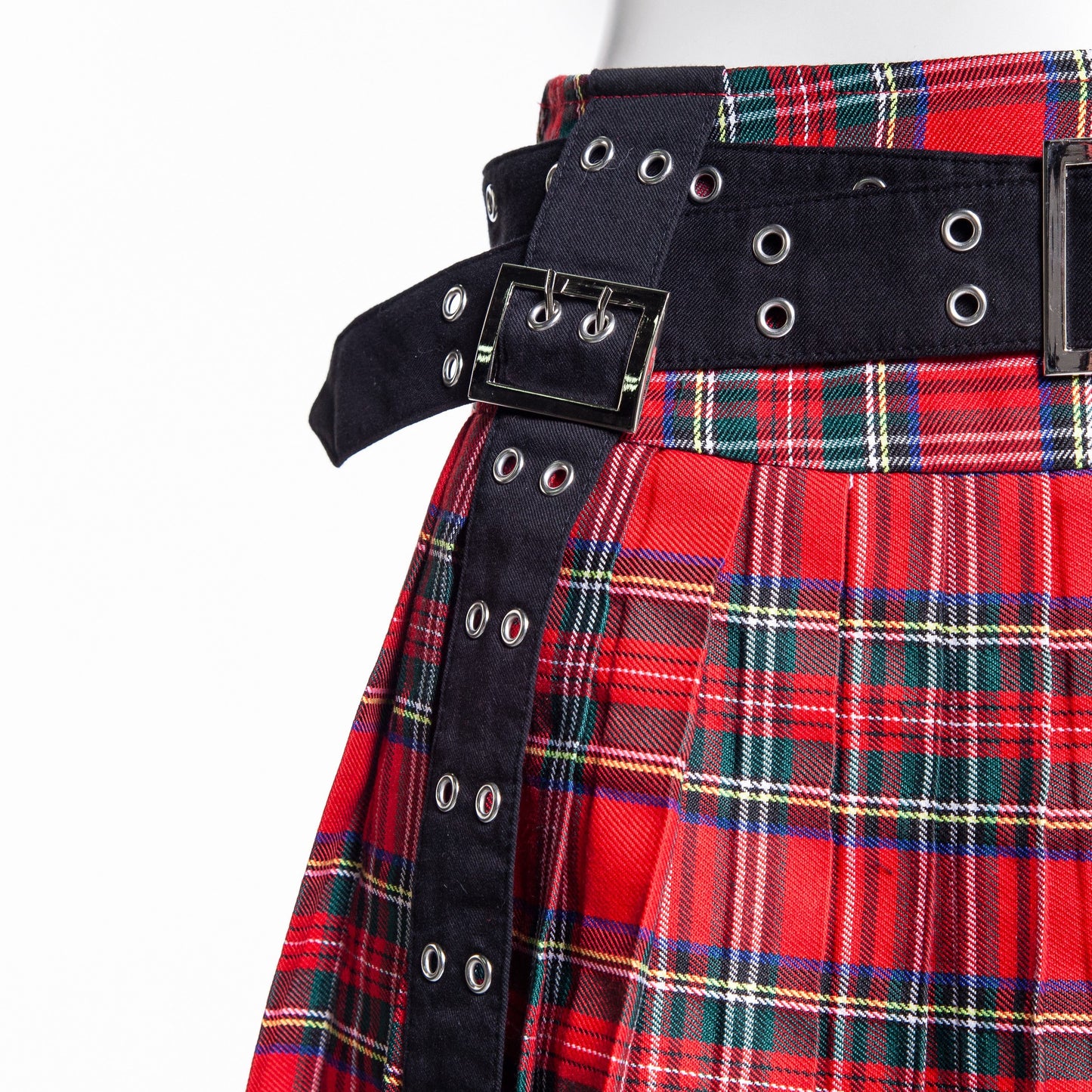 Facts Mini Skirt Red Tartan