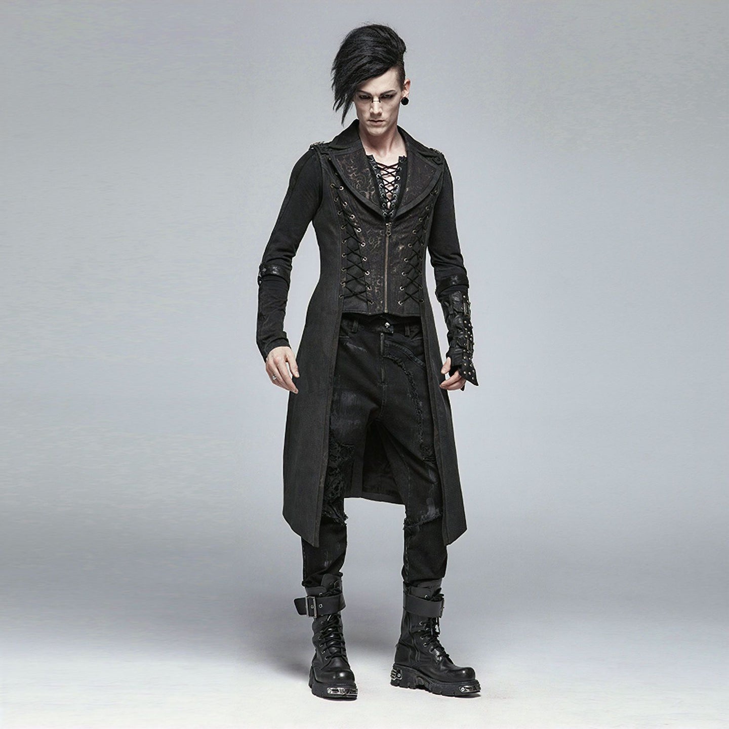 Stay Here Waistcoat Black