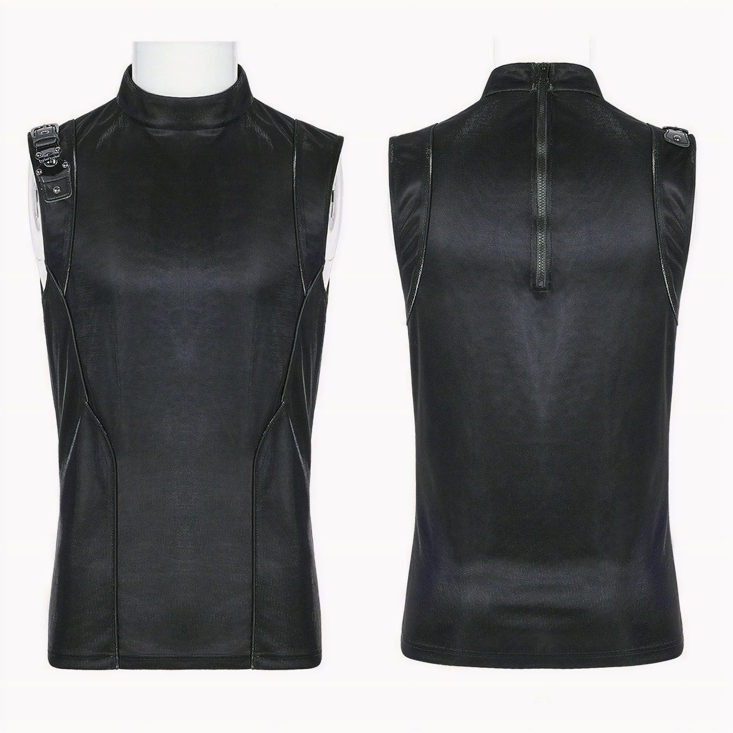 Slip Away Top Zwart