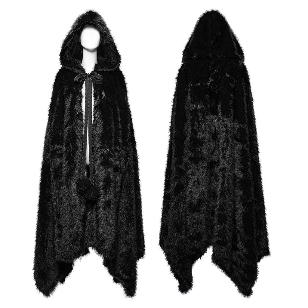 Outsider Cape - Mantel Zwart