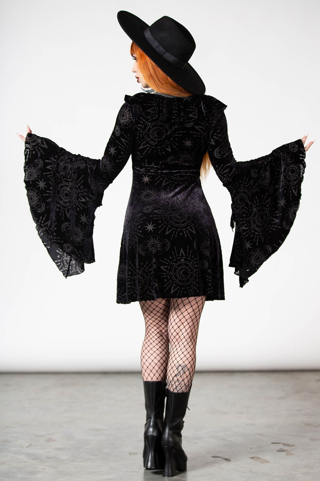 Killstar Celestite Burnout Dress