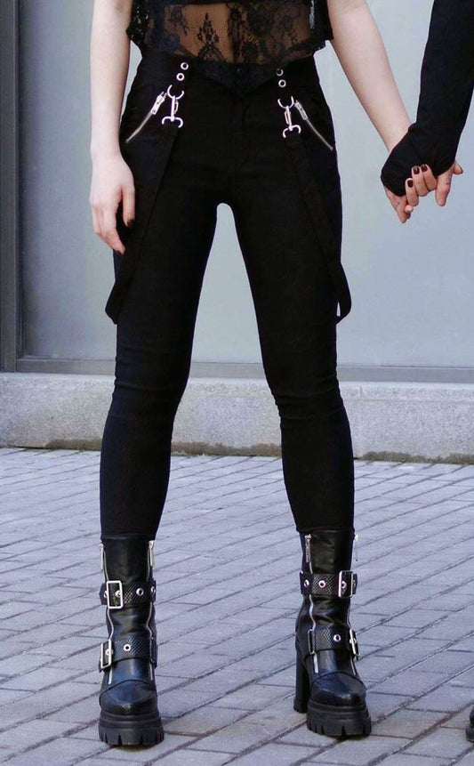 Killstar Jagger Zip Broek