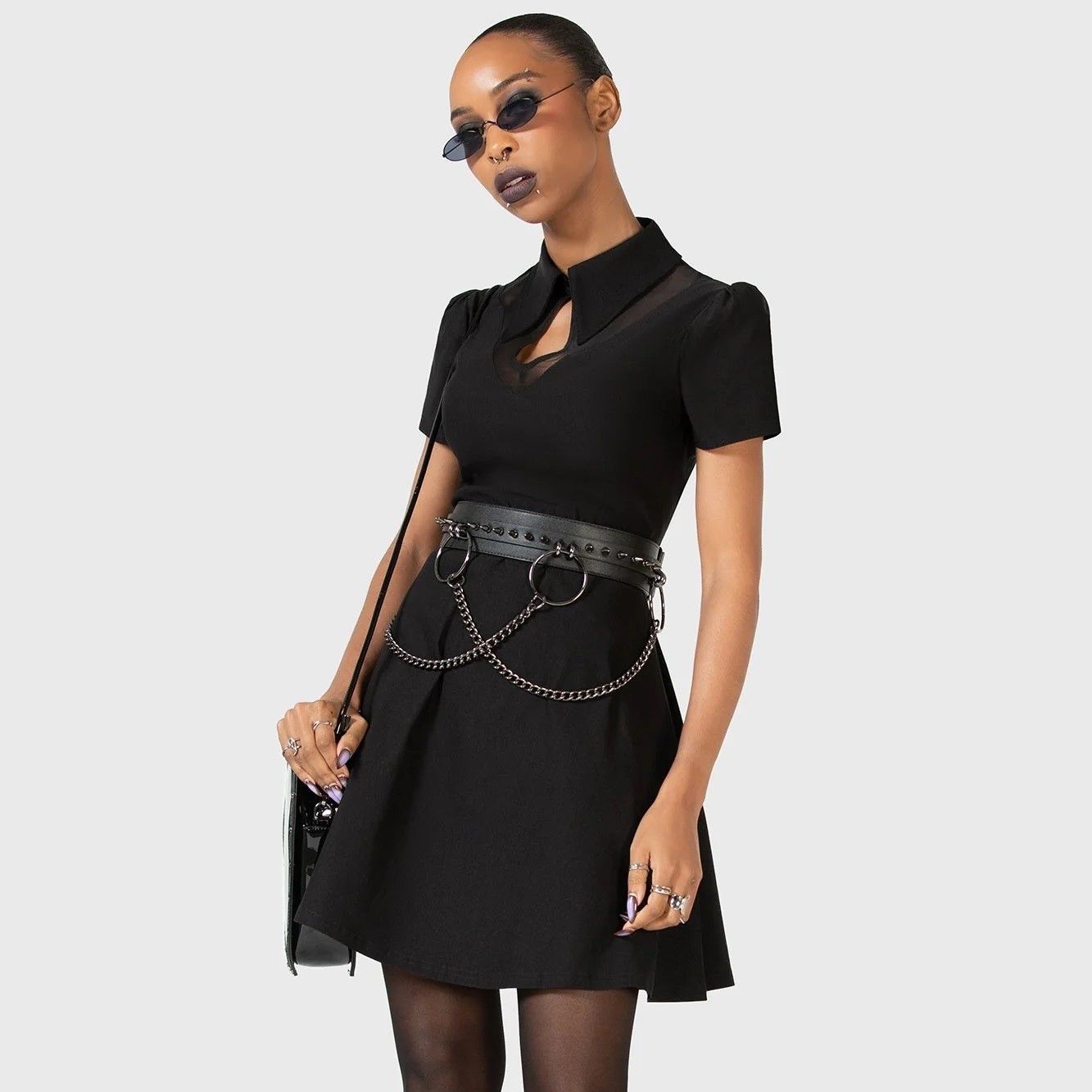 Kihilist Wept Inside Mini Jurk