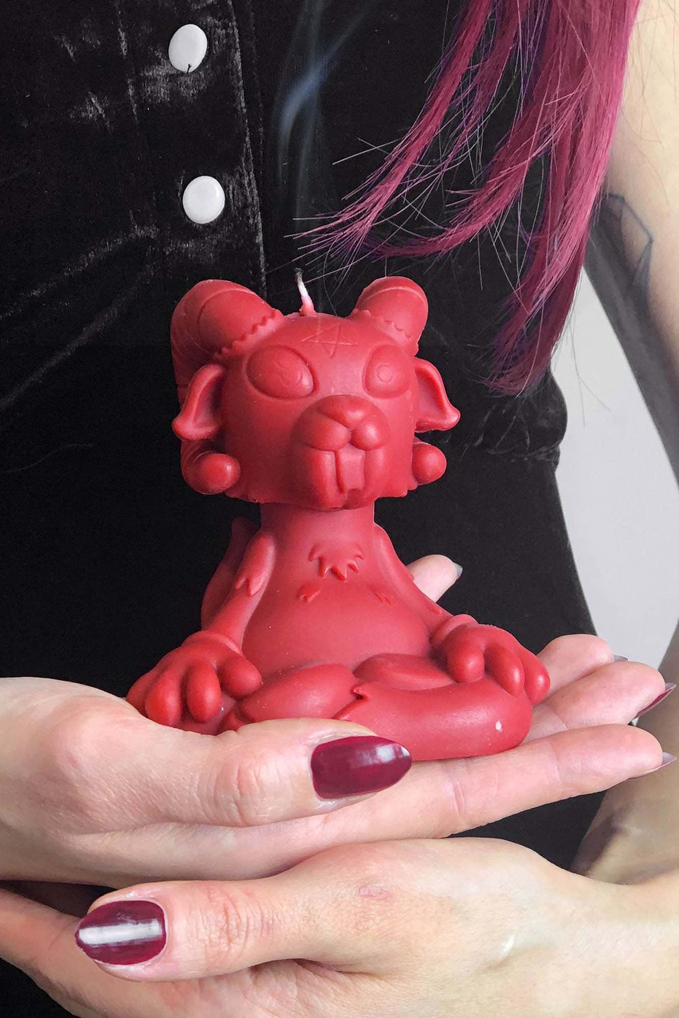 Cute 'N' Evil Kaars Rood