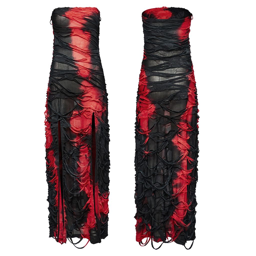 Yes I Do Dress Zwart - Rood