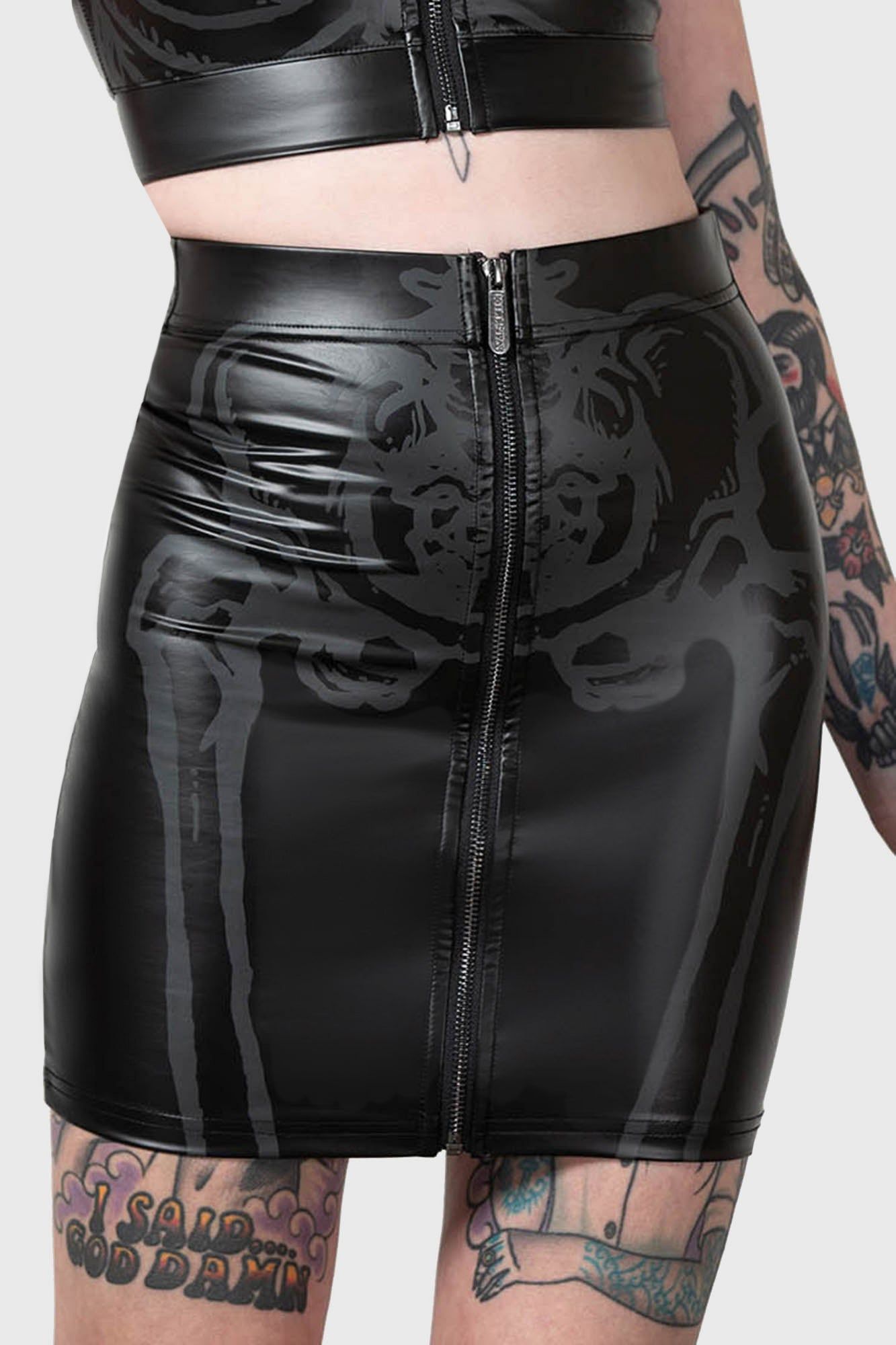 Killstar Skellington Skirt