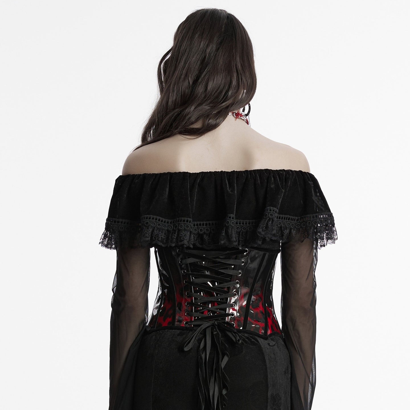 Deal Korset Zwart - Rood Luipaard