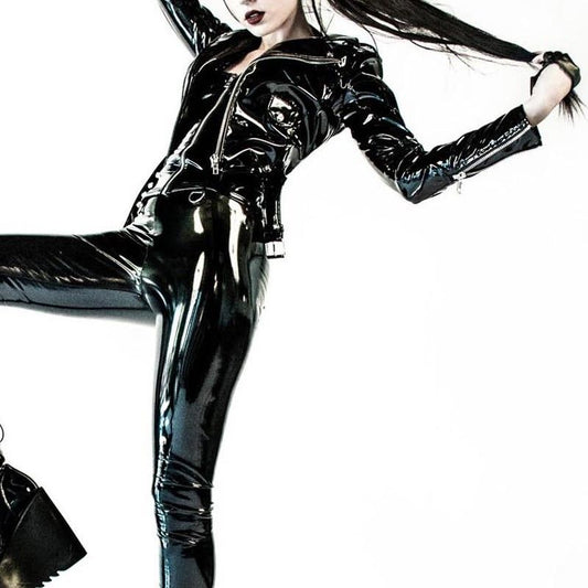 Classic Vinyl Moto Jacket