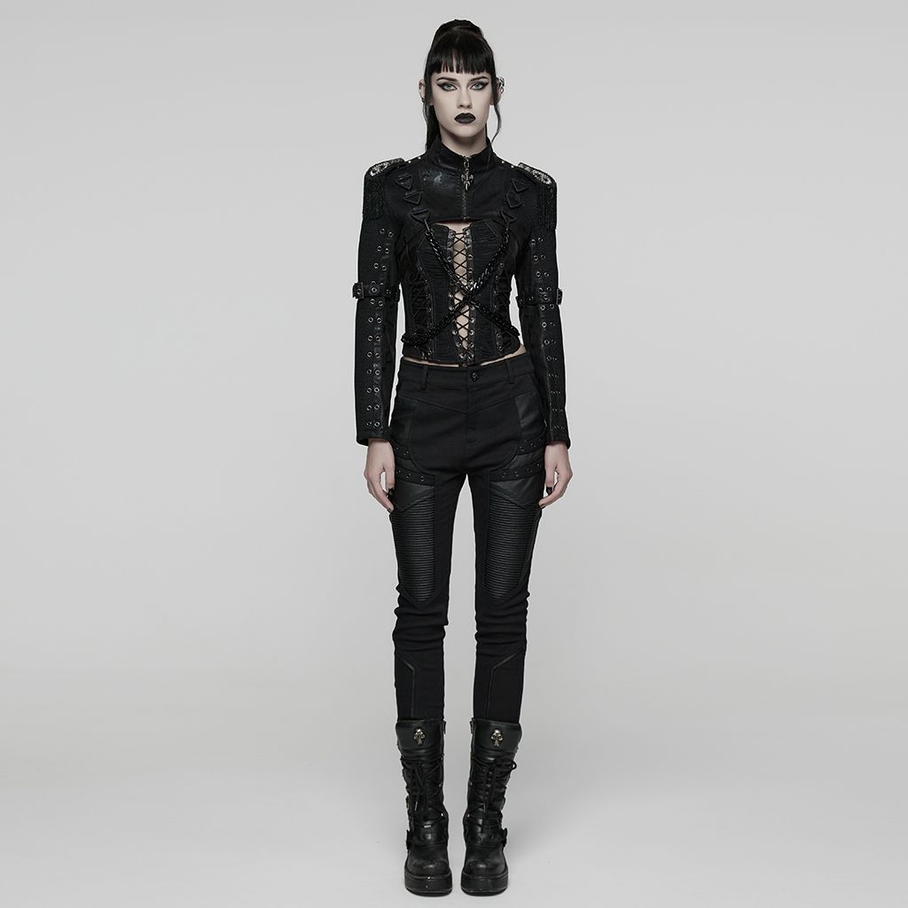 Punk Rave Black Mission Shrug Dames