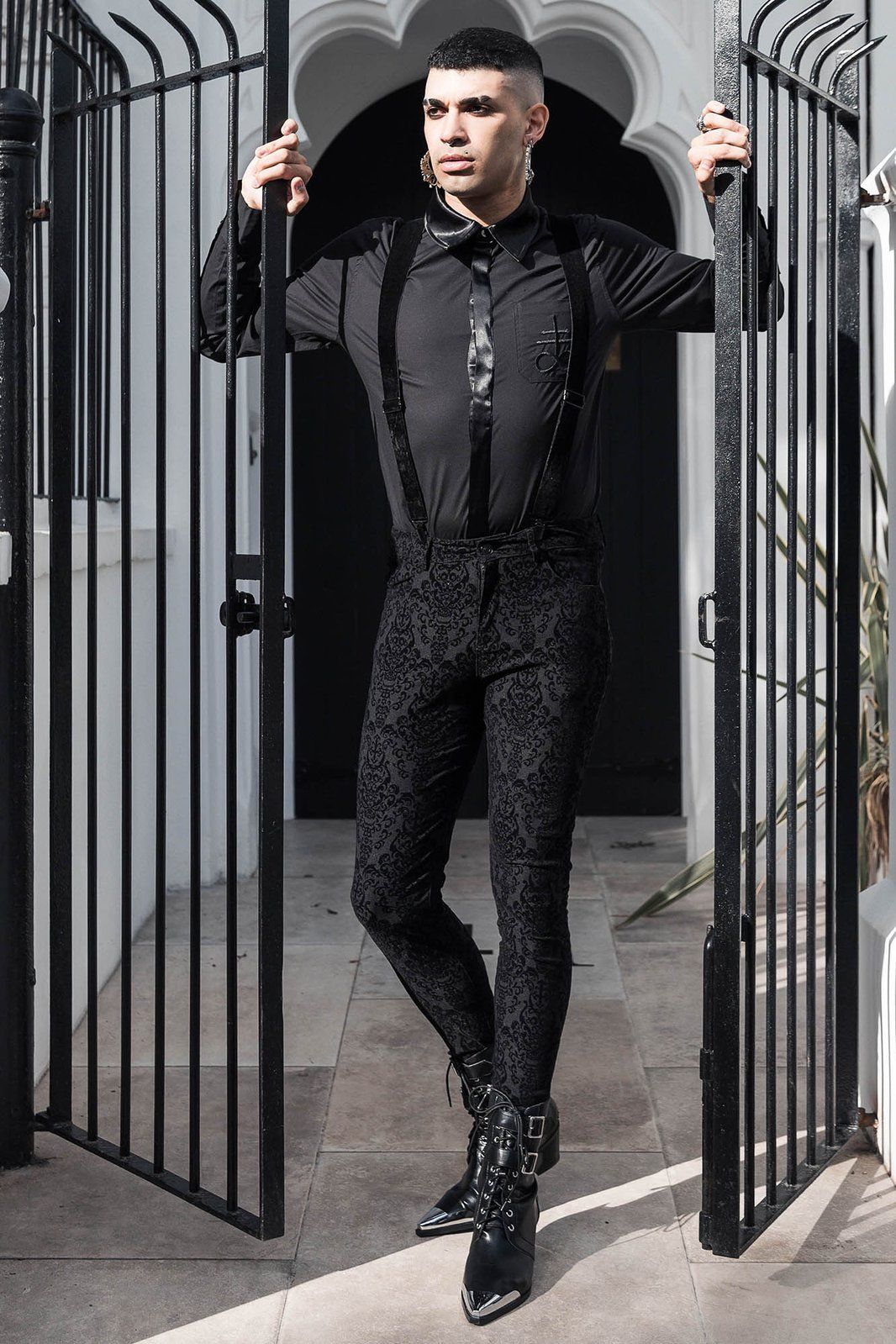 Killstar Last Wishes Suspender Pants